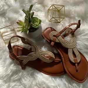 Gold Sandals